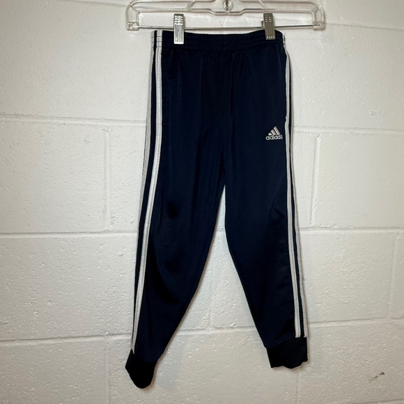 Adidas Navy Blue Joggers - Picture 1 of 9